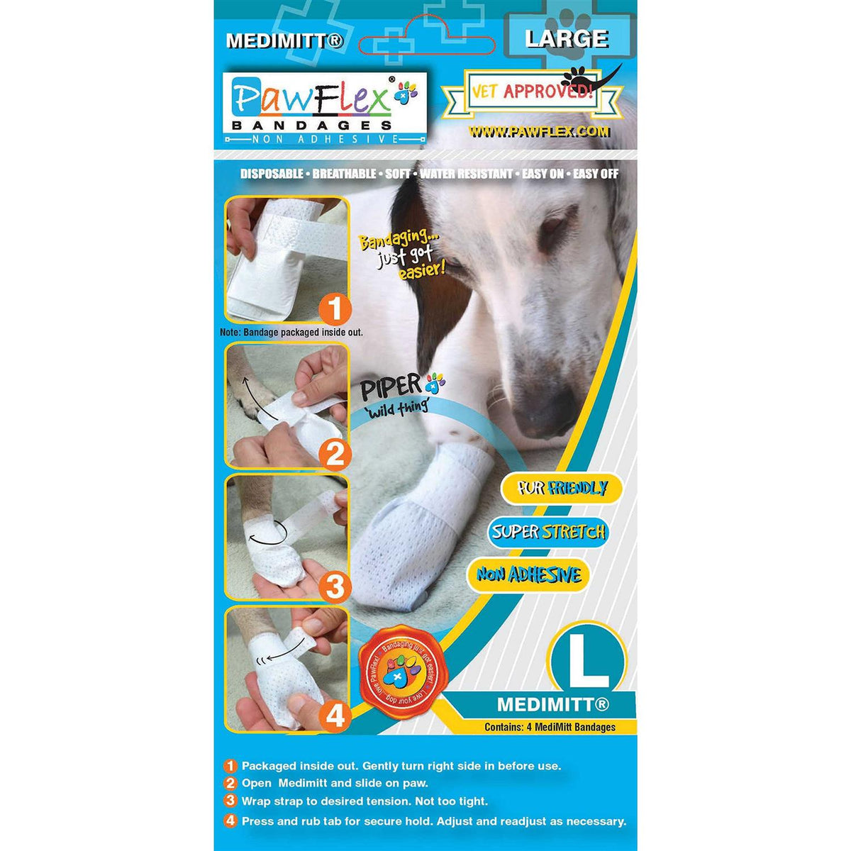 Dog Cat Paw Bandages A969