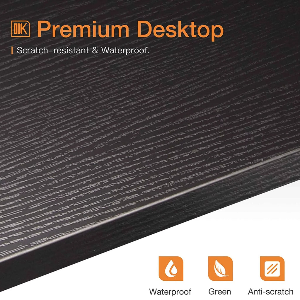 Black Corner Computer Desk with Storage Drawer A88159