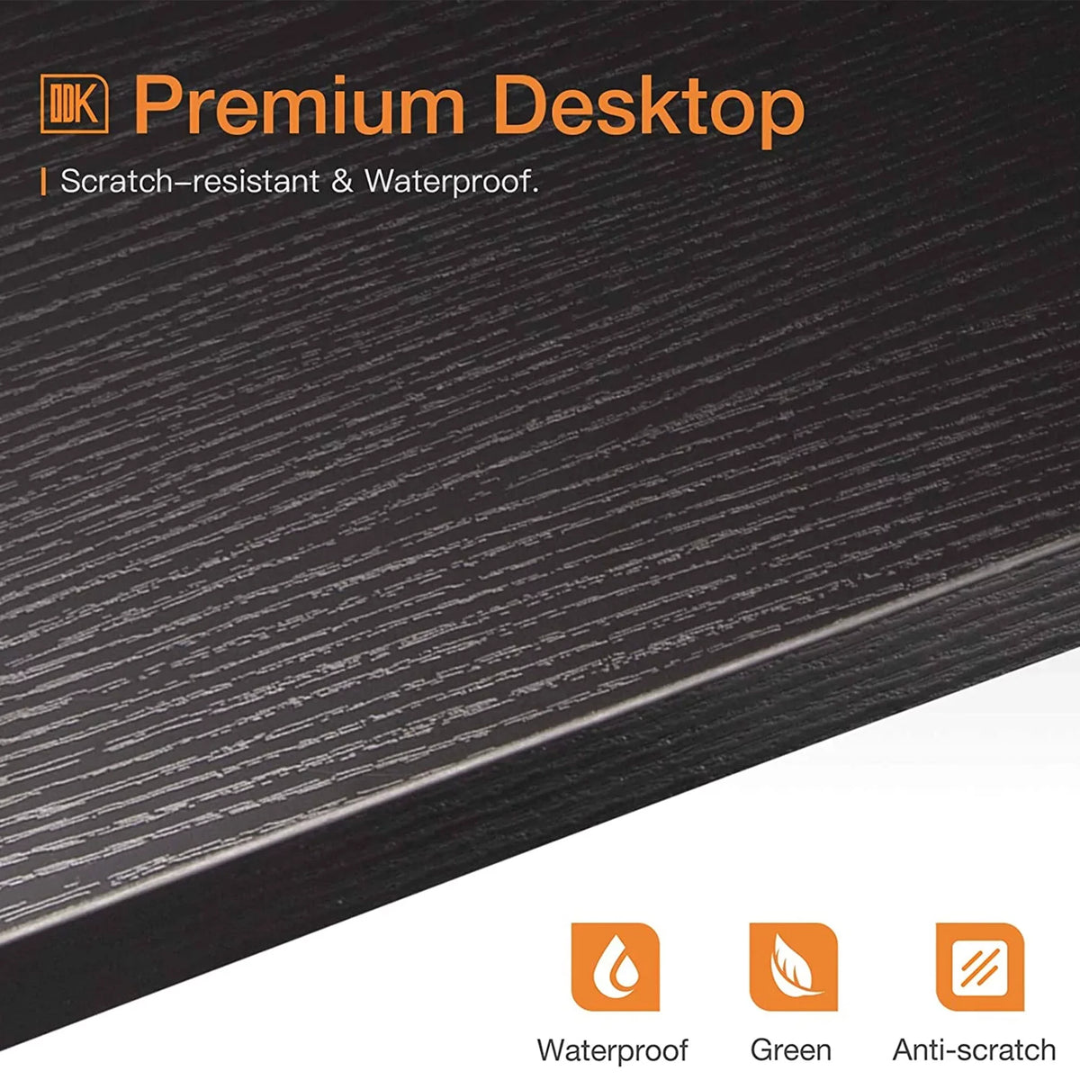Black Corner Computer Desk with Storage Drawer A88159