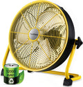 Cordless Rechargeable 12 Inch Floor Fan with Metal Blade R762