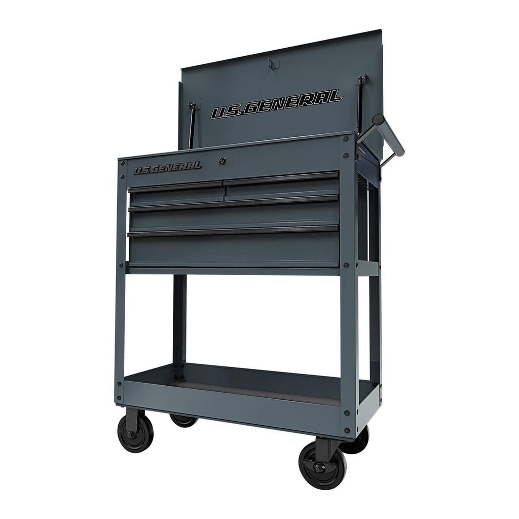 30 in. 4-Drawer Tech Cart, Red Z9731