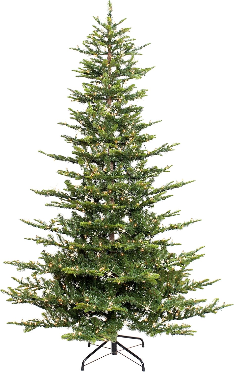 7.5 Foot Pre-Lit Artificial Christmas Tree with 700 Clear Lights D4682