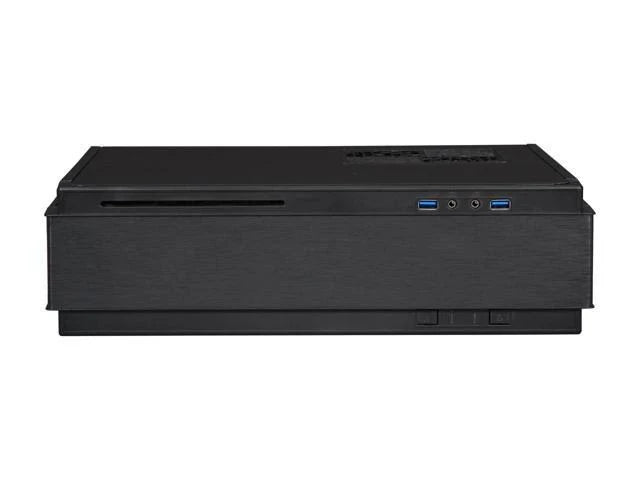 Black Slim Mini-ITX HTPC Gaming Case C378132