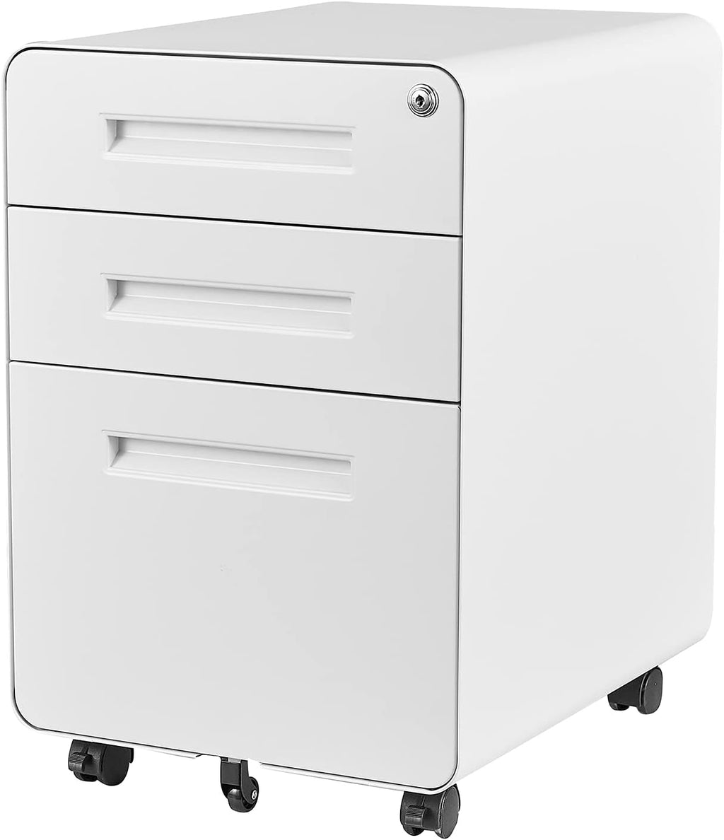 3 Drawer Metal File Cabinet with Lock S251876