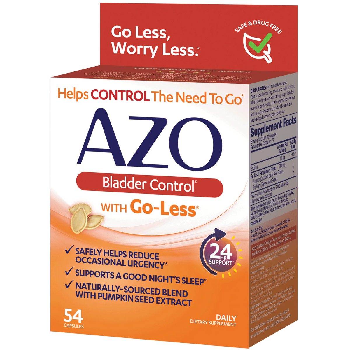 54 Count Bladder Control Supplement Capsules H426
