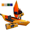 10 Ft Foldable Kayak Dark Yellow T813