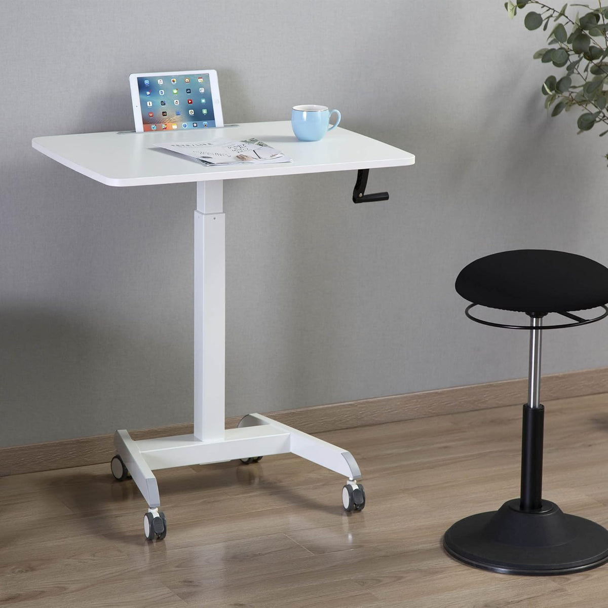 White 31in Portable Standing Desk I677