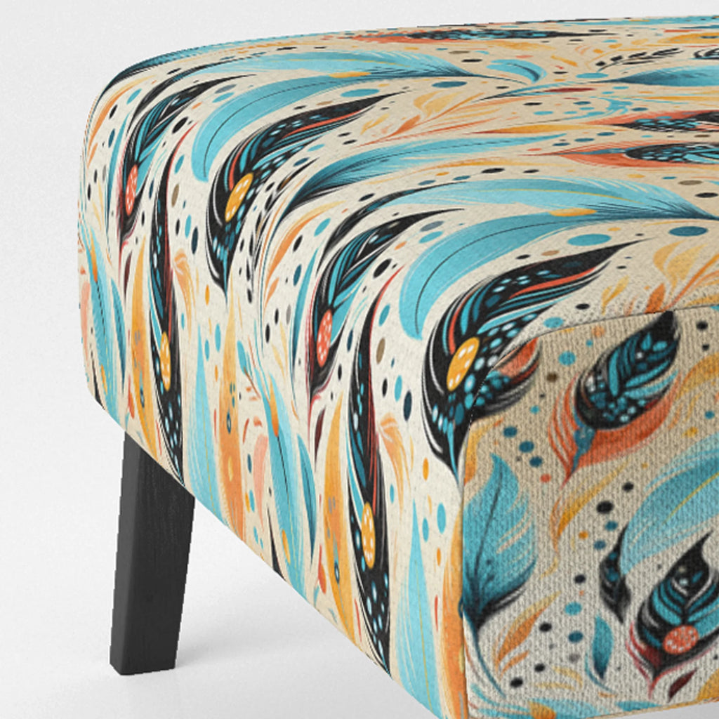 Upholstered Boho Accent Chair and Arm Chair C238062