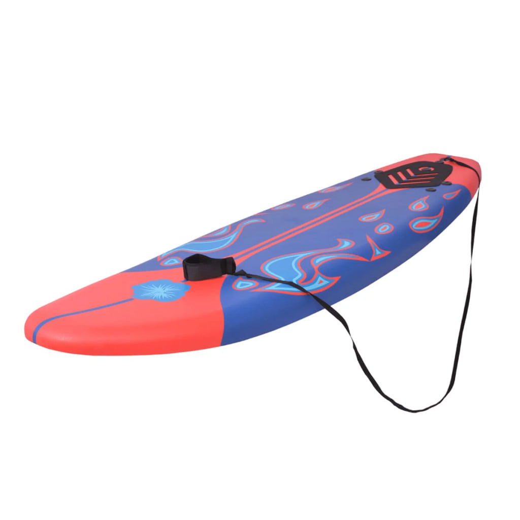 Blue and Red Surfboard E386