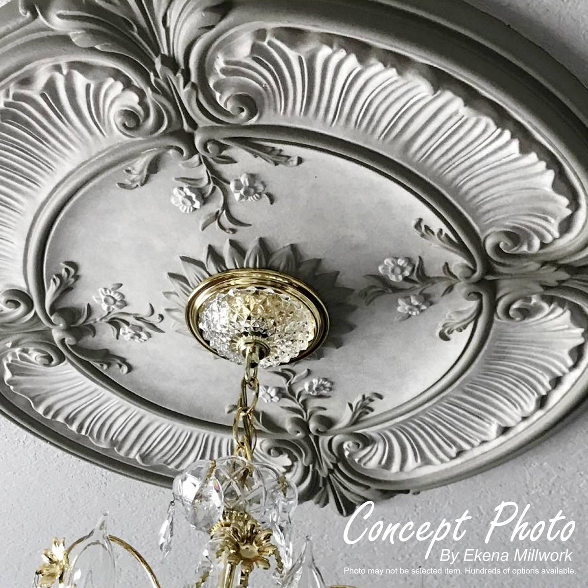 18x22OD x 3 1/2x22ID x 1 1/4x22P Ceiling Medallion A254152