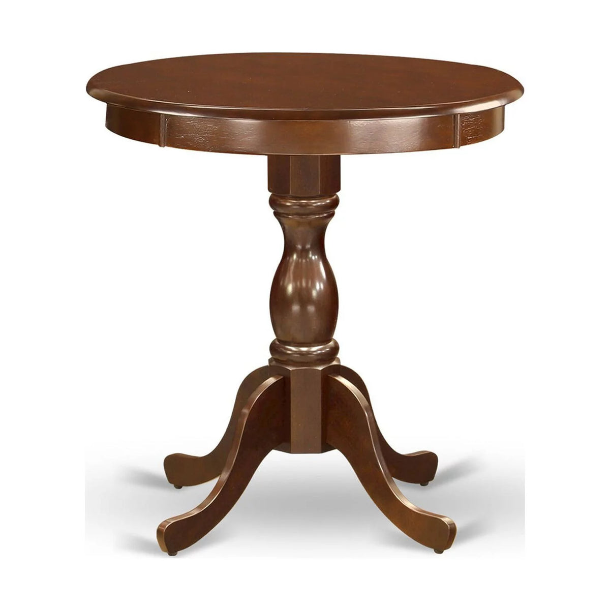 3-piece Mahogany Wood Kitchen Table and Chair Set G56910