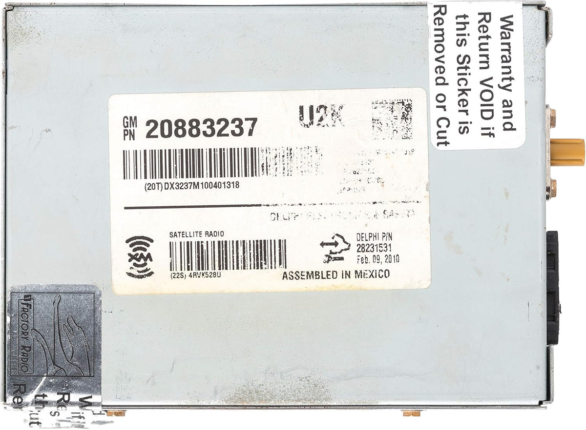 Radio Satellite Receiver Compatible With Module 2007-17 Chevrolet Tahoe Traverse F322