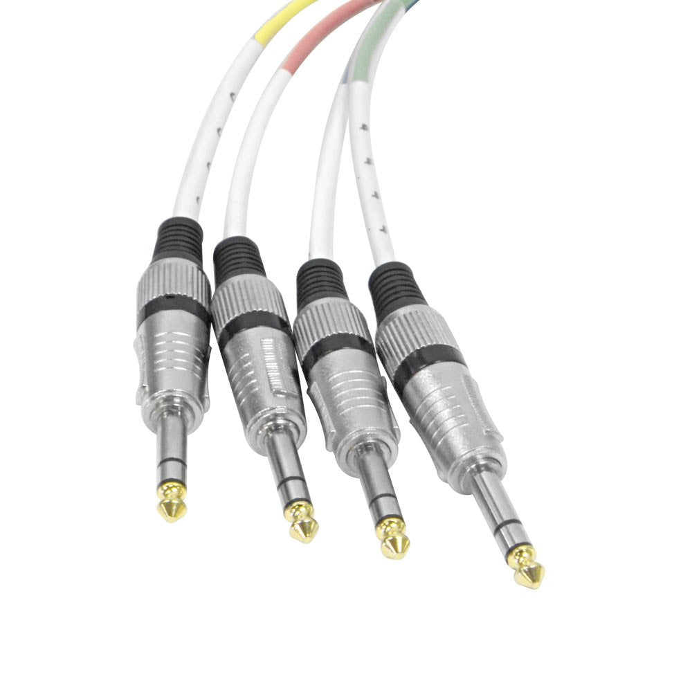 8 Channel 15' XLR Female to 1/4 TRS Snake Cable S861