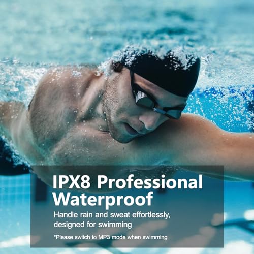 Bone Conduction Headphones Bluetooth 5.4 IPX8 Waterproof 32G Memory Underwater Headphone with MP3-Player M492