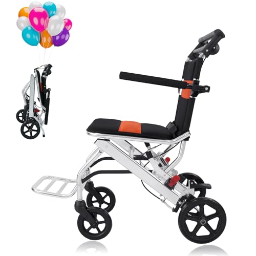 Portable Folding Wheelchair with Handbrake V6345