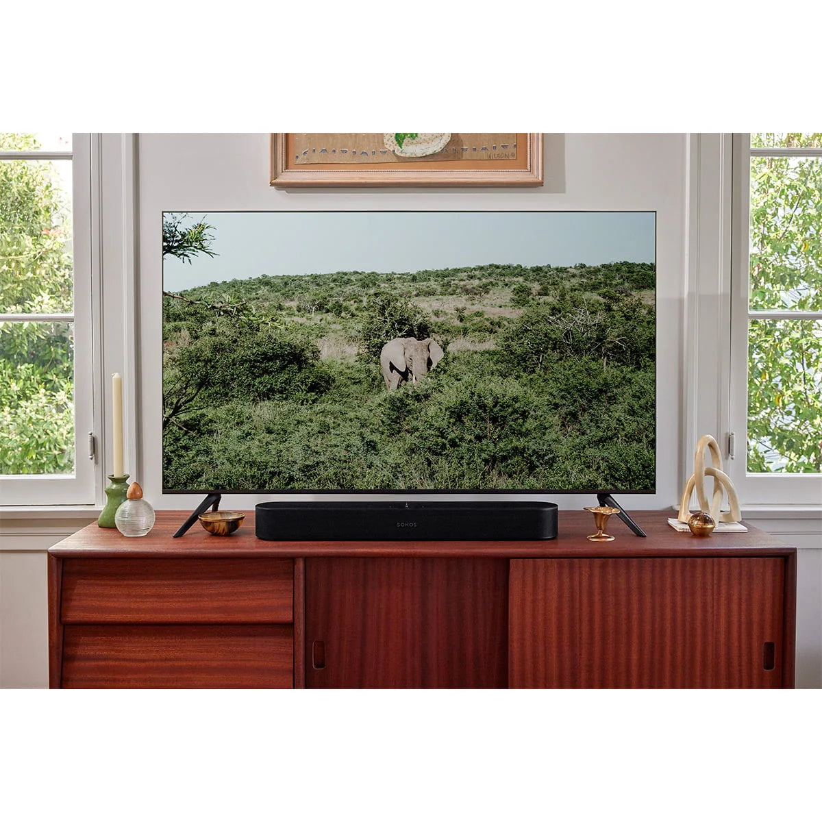 Compact Smart Sound Bar with Dolby Atmos (Black) P6116