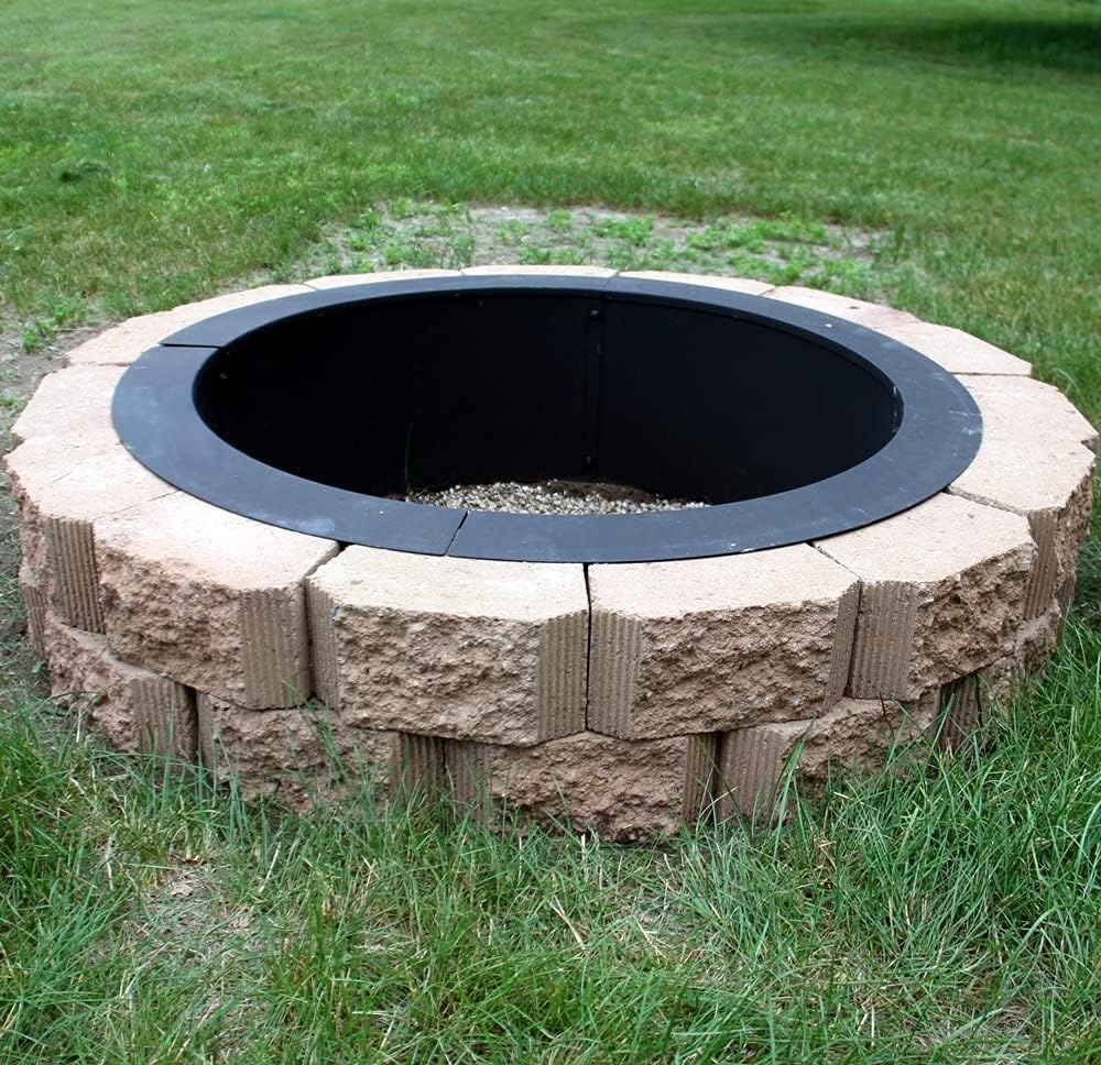 33 Inch Steel Fire Pit Ring W3718