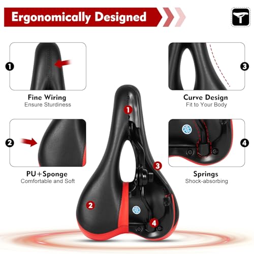 Adjustable Scooter Seat with Foam Cushion F7852