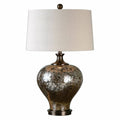 Mottled Bronze Mercury Glass Lamp M5805