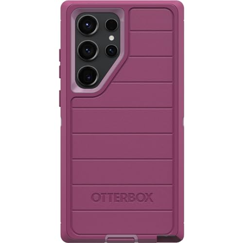 Black Rugged Case for Galaxy S23 Ultra with Holster Clip Kickstand F5938