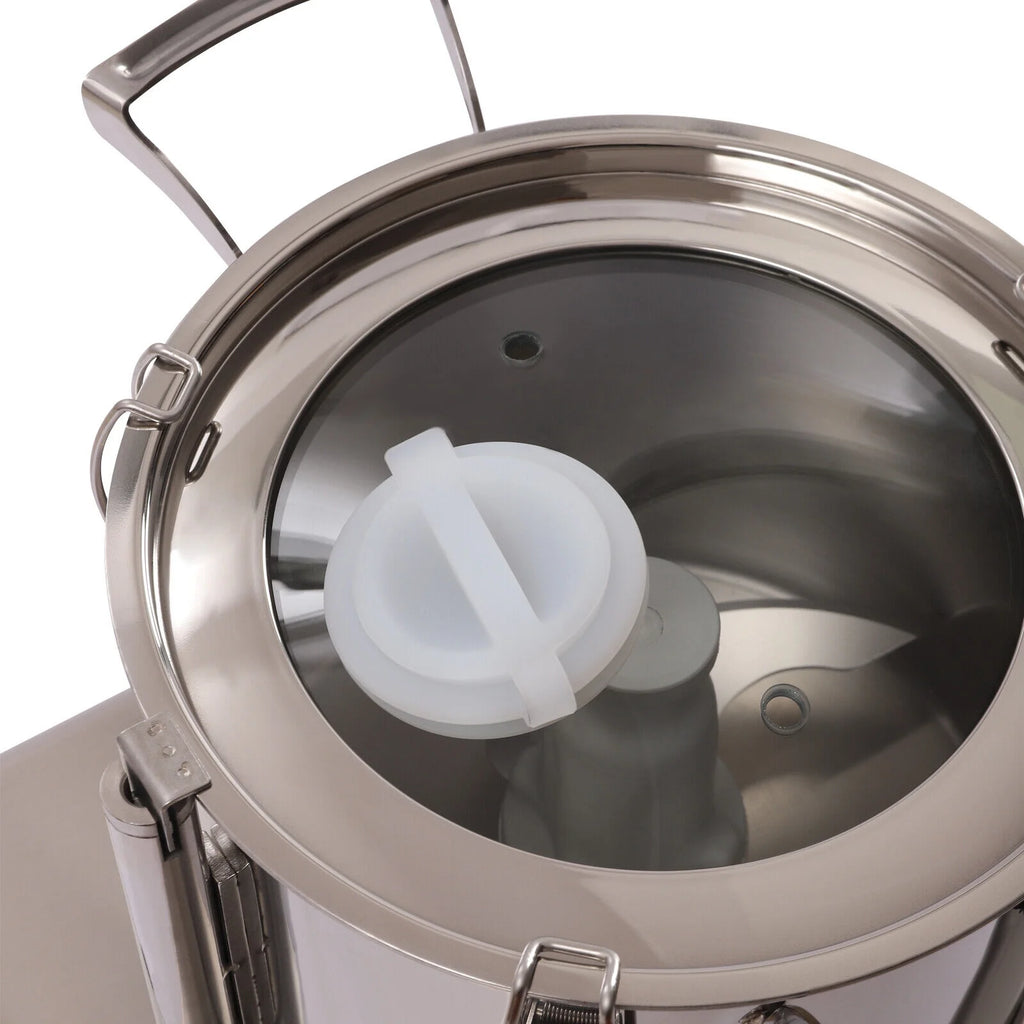 5.3Qt Electric Food Chopper Stainless Steel with Transparent Lid 550W B476
