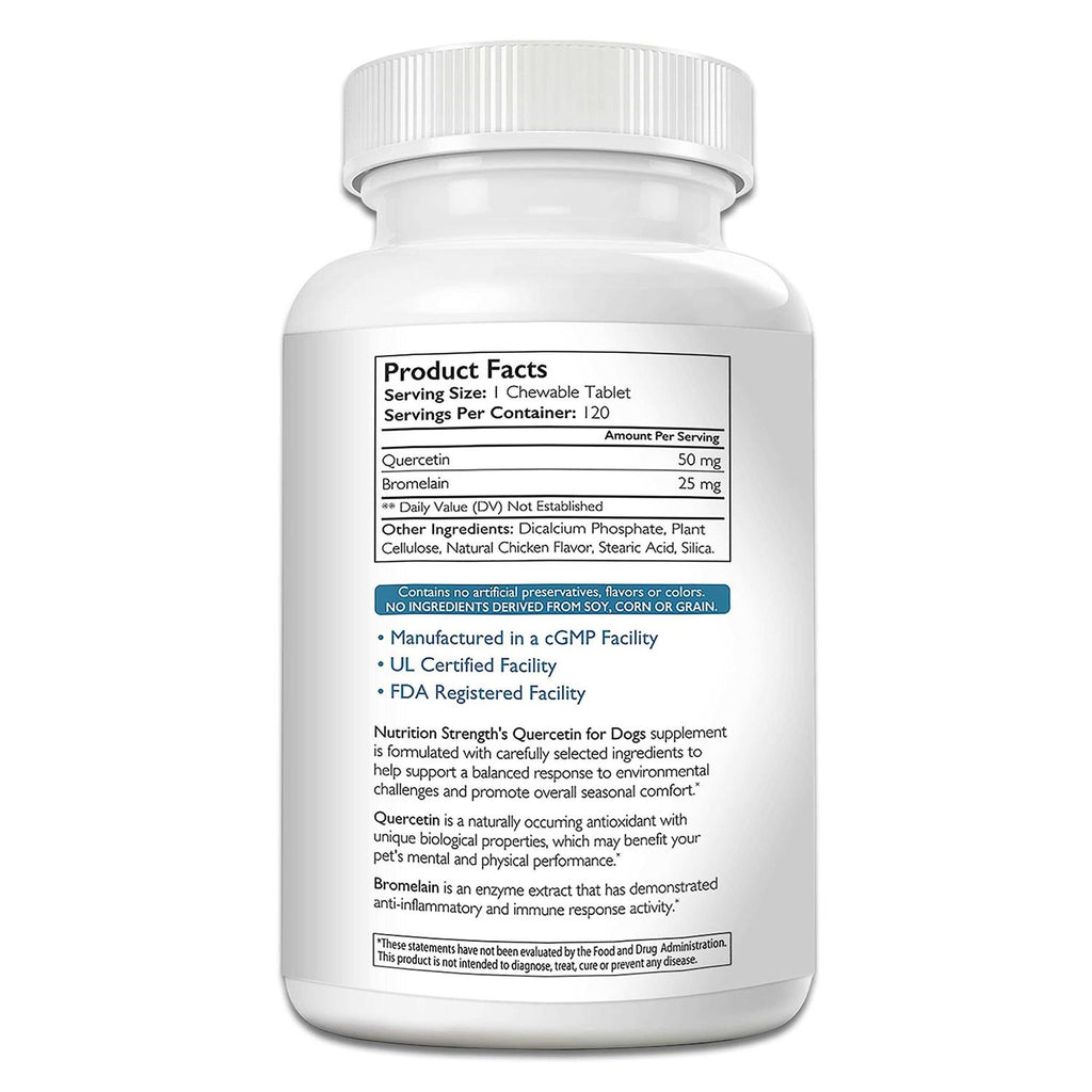 Quercetin for Dogs with Bromelain P6093