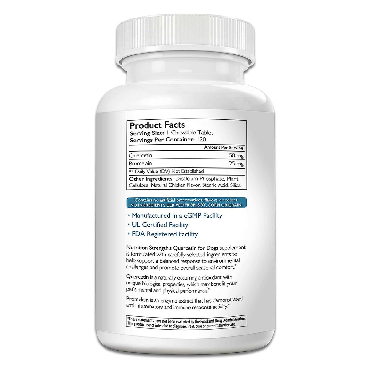 Quercetin for Dogs with Bromelain P6093