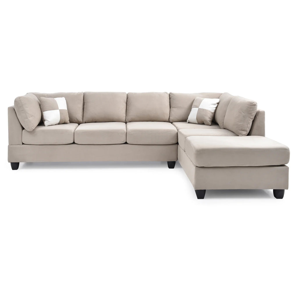 Vanilla Sectional (3 Boxes) G962