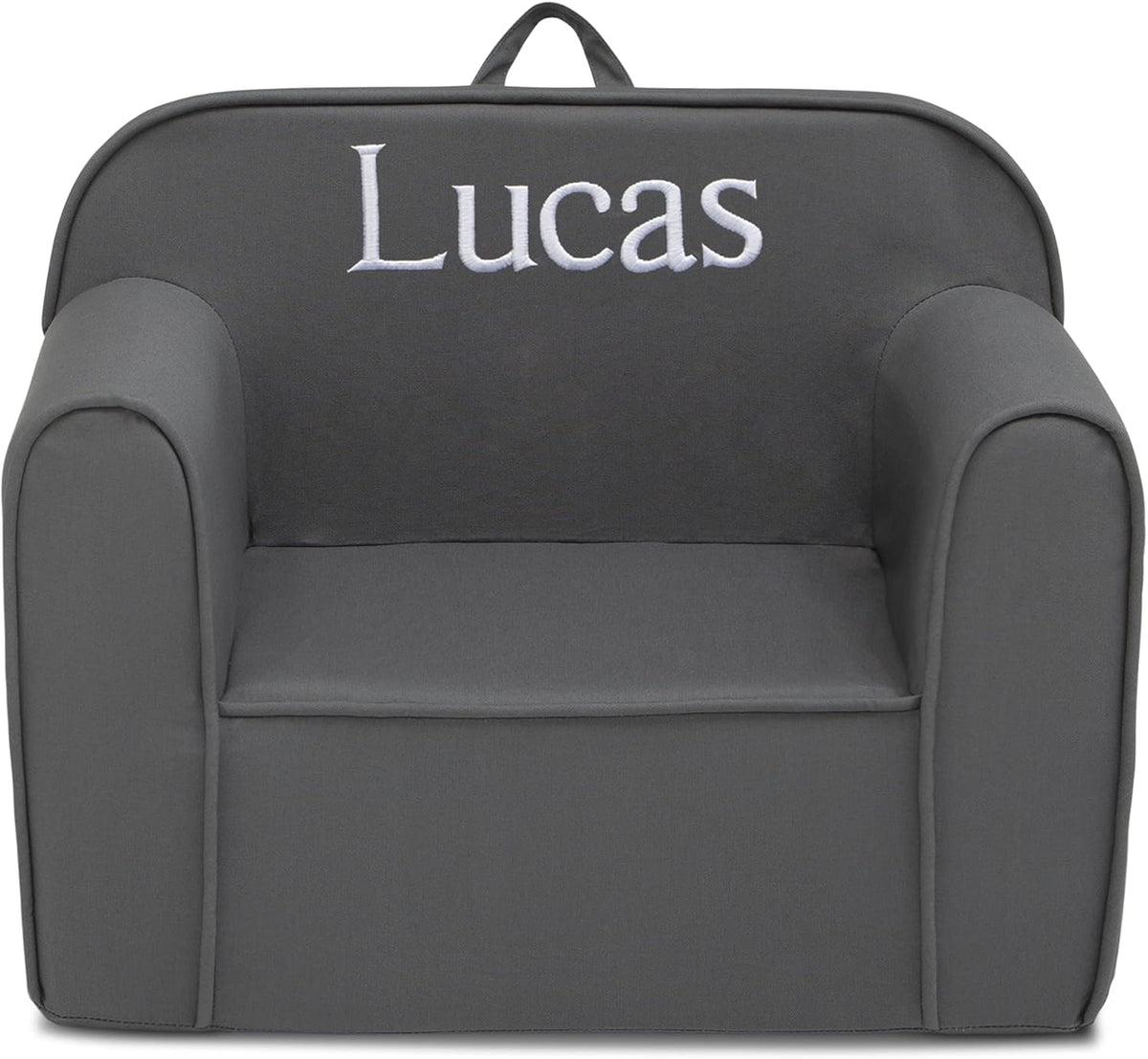 1 Seater Foam Toddler Couch with Removable Cover, Pink and White N262499