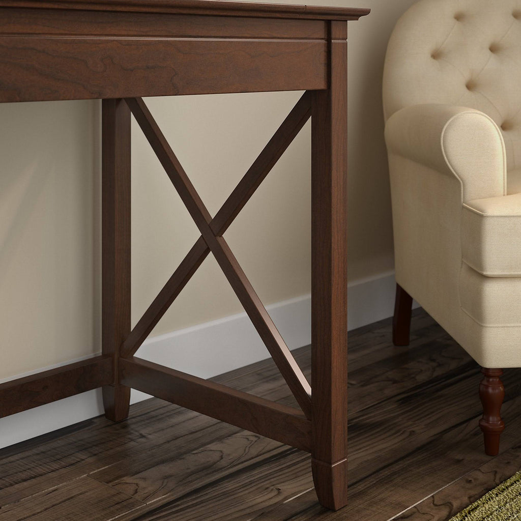 Cape Cod Gray Writing Desk with 2 Drawer File Cabinet R773
