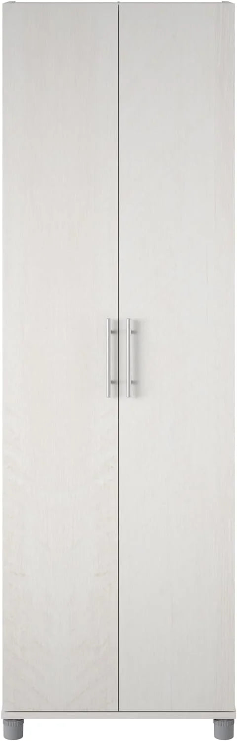 24" Utility Storage Cabinet in Ivory Oak W318
