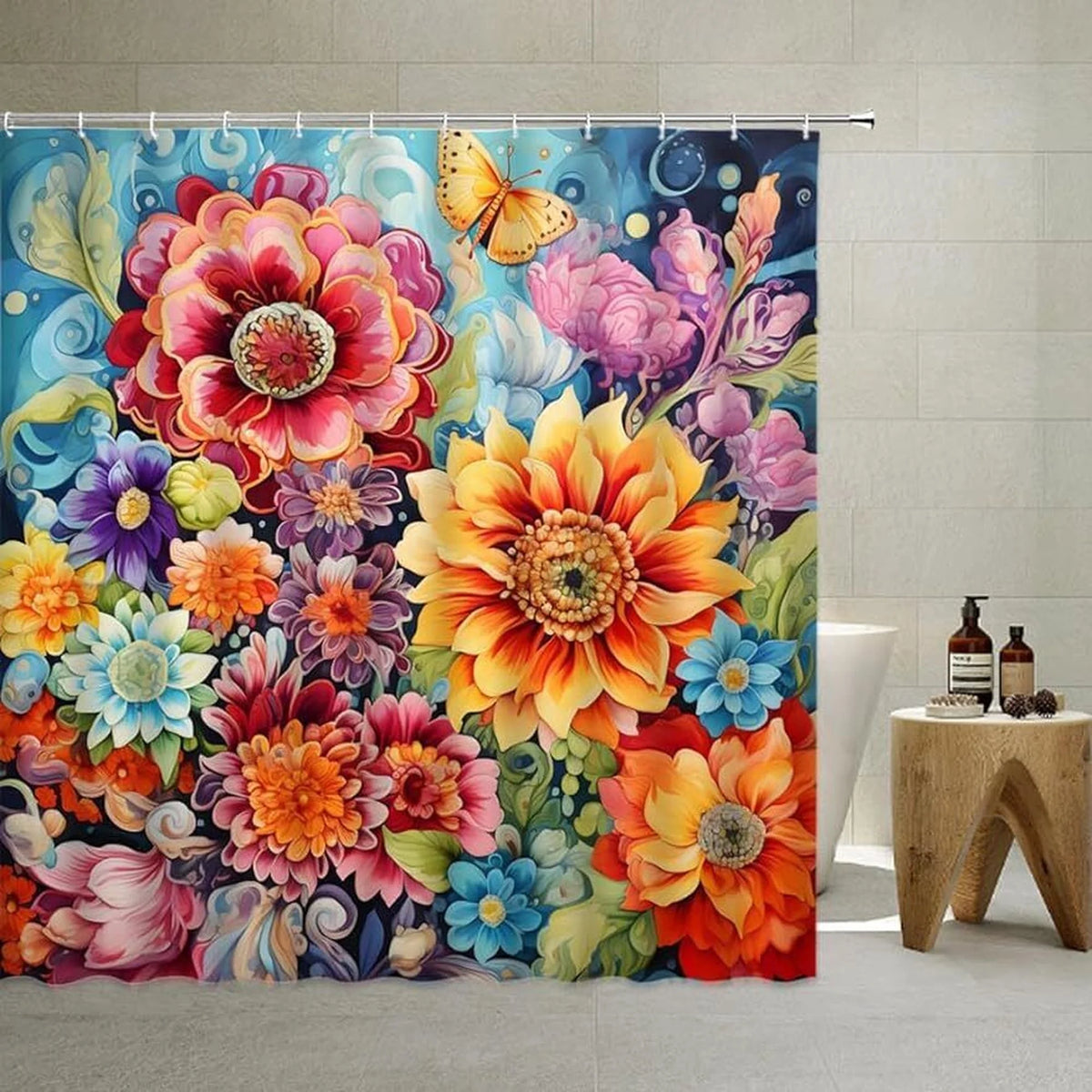 Floral Watercolor Garden V574