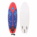 Blue and Red Surfboard E386