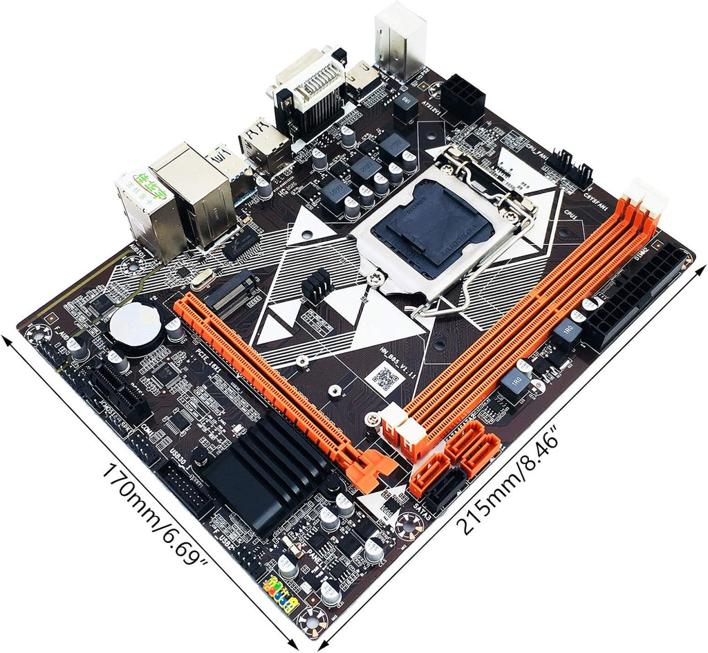 LGA 1150 MATX Motherboard VGA HDMI DVI G209