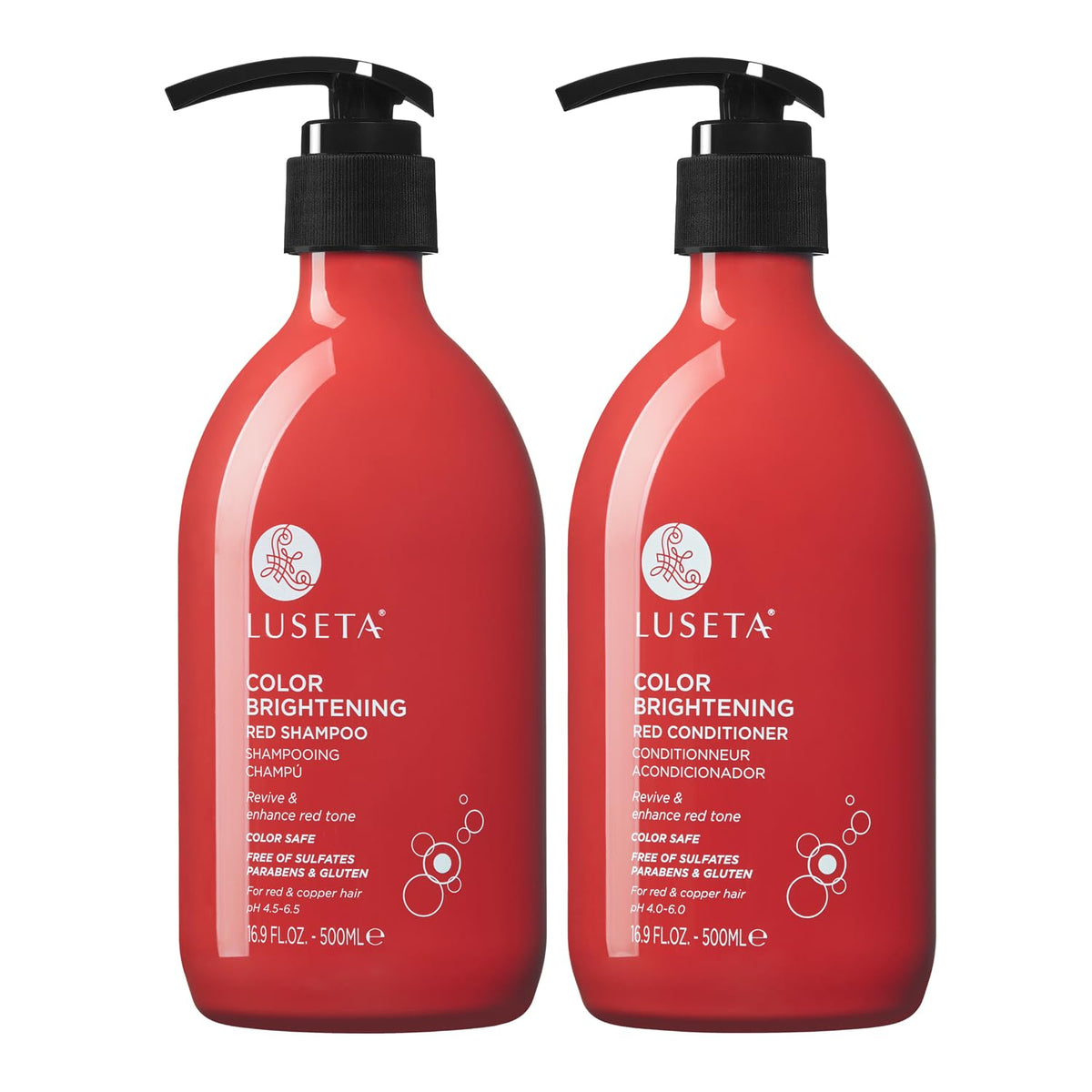 Red Shampoo and Conditioner Set 2 x 16.9oz X883853