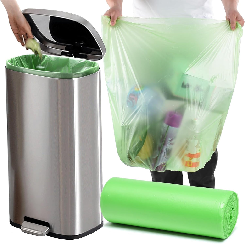 Biodegradable Tall 13 Gallon 60 Counts Thickened 1.4 Mil Unscented Garbage Bags R5142