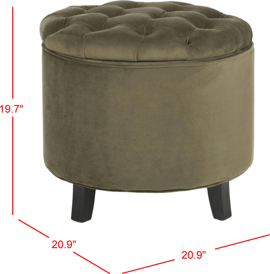 Spruce Tufted Storage Ottoman C269057