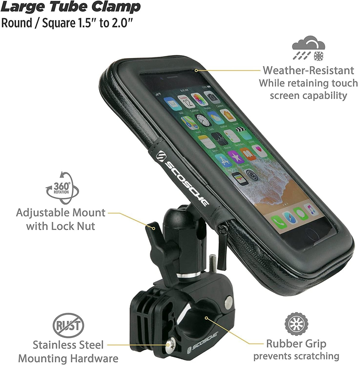 Bluetooth Overhead UTV Audio System with Four Speakers and Built-In Amplifier W529
