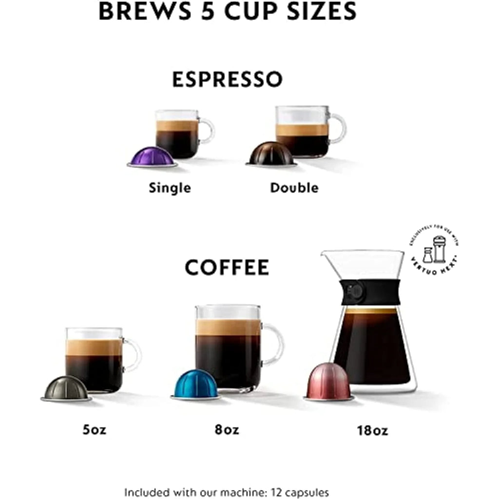 Black Single Serve Coffee and Espresso Machine X459986