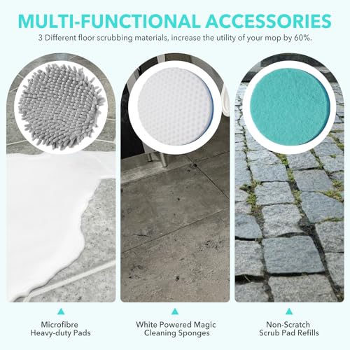 6 Packs Steam Mop Pads Replacement Washable Pad H1510