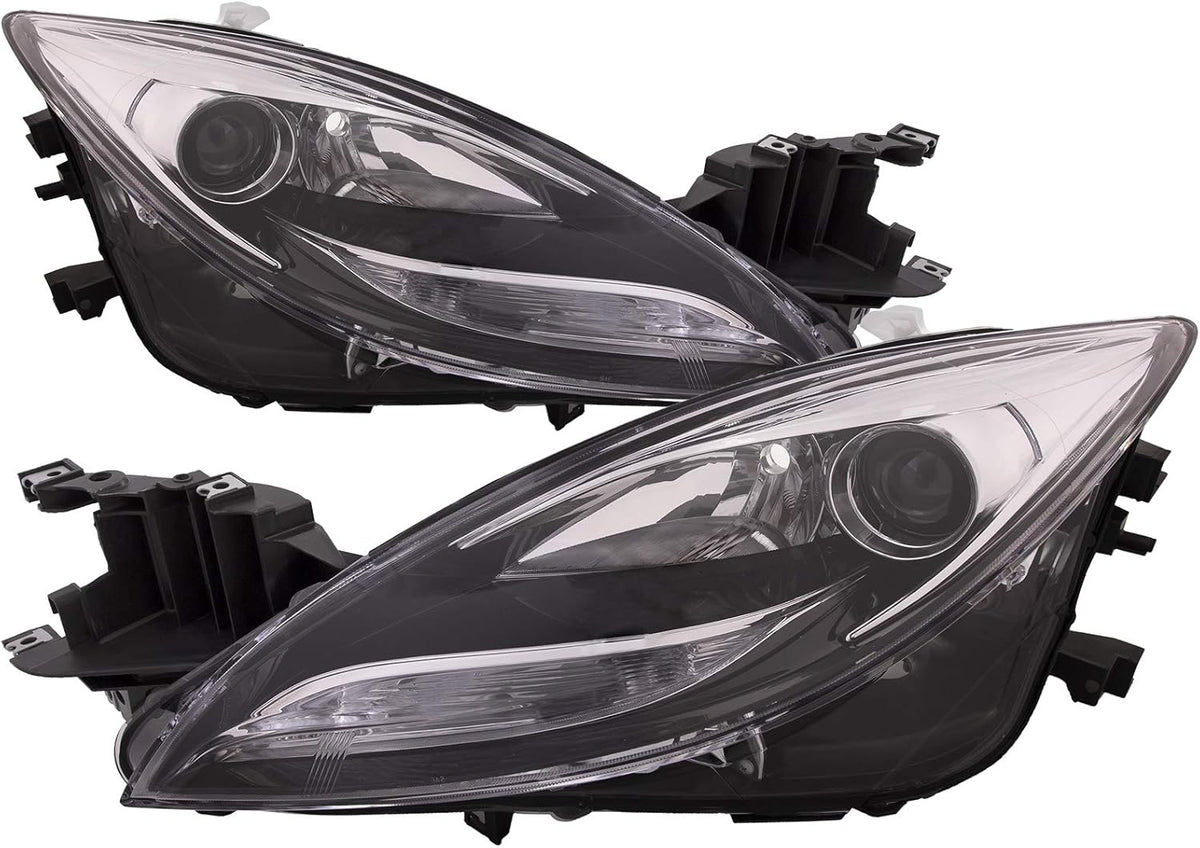Halogen Headlights Pair For 2011-2013 Mazda 6 A33996