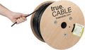 1000ft Purple 23AWG 4 Pair Solid Bare Copper Bulk Ethernet Cable E53645