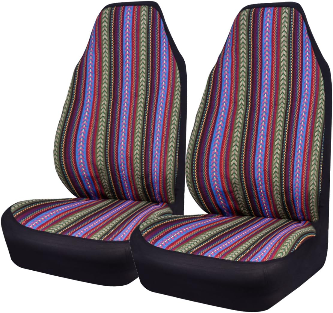 Boho Car Seat Cover Two Front A923