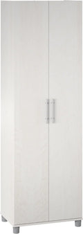 24" Utility Storage Cabinet in Ivory Oak W318