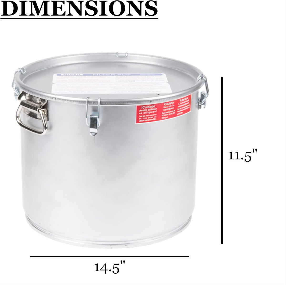 Restaurant Oil Caddy with Gasketed Safety Lid and Caster Wheel Base L113