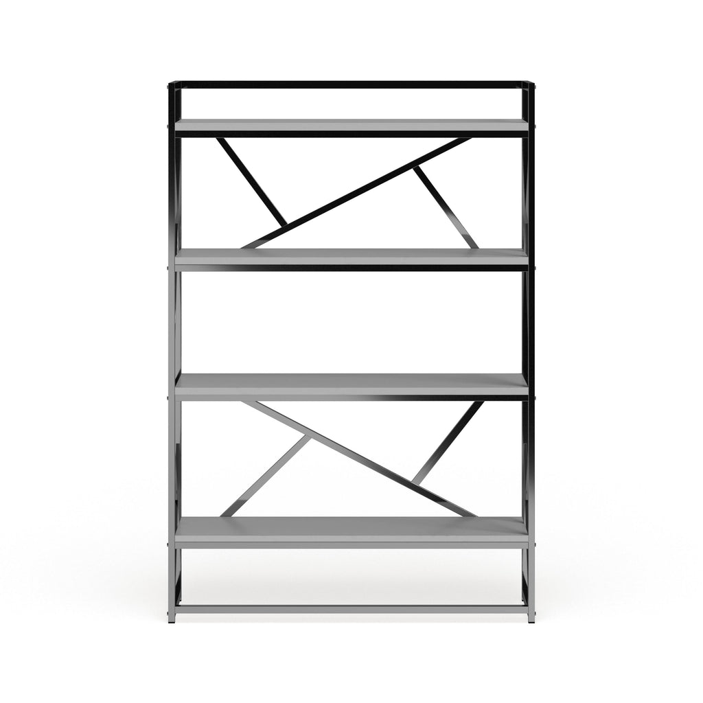 Modern Metal 4 Shelf Bookcase X94842