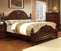 Cherry Color Queen Size Bed J45079