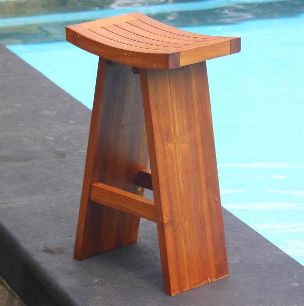 Teak Bar Stool G1570