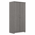 Tall Storage Cabinet with Doors in Modern Gray L34672