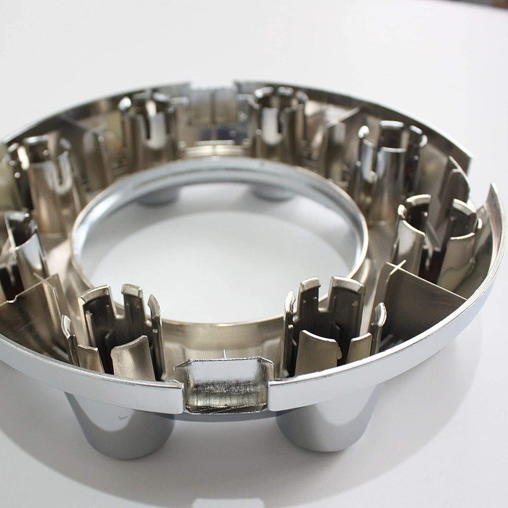 Chrome 8 Lug Wheel Center Hub Caps N606